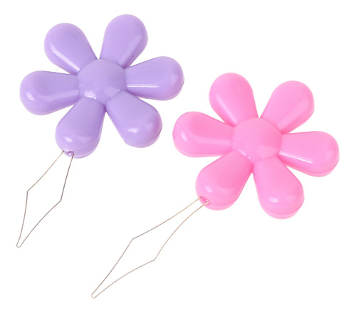 Enhebradores De Agujas En Forma De Flor Con Forma De Alambre