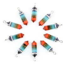 Comprar Collar Dije Pendulo 7chakras 2cm Incluye Cadenita De Acero