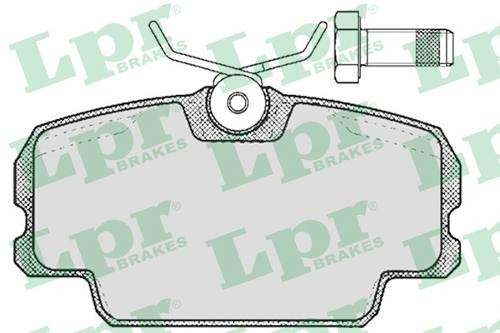 Pastillas De Freno Lpr Delantera Mercedes Benz Serie 190 (20