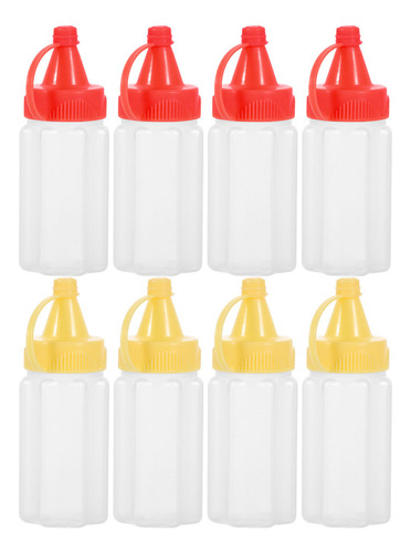 8 Minibotellas Para Exprimir Condimentos, A Prueba De Fugas,
