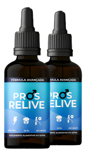 Kit 2 Prosrelive Óleo De Aborara Fim Do Aumento Da Prosta Sabor Sem Sabor