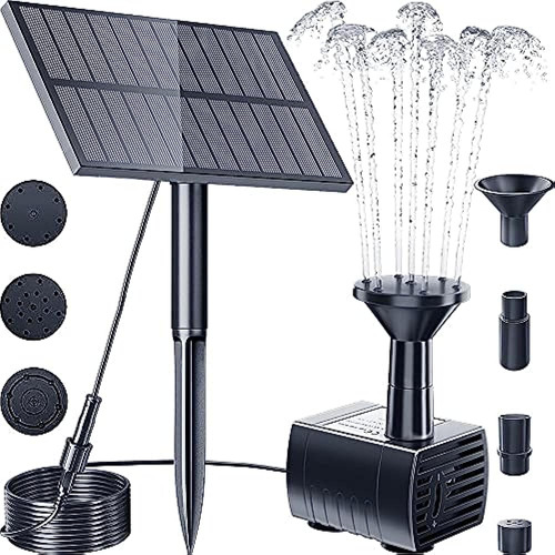 Bomba De Fuente De Agua Solar Biling Para Exteriores, Kit De