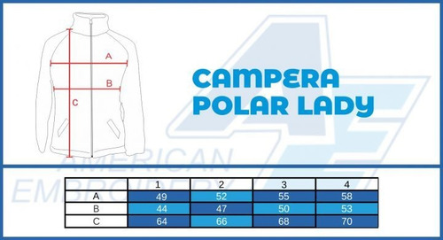 Imagen 2 de 5 de Campera Polar Dama Colores Varios - Mundo Trabajo