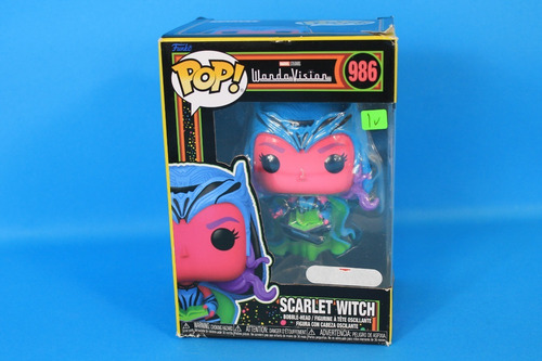 Scarlet Witch Wandavision Blacklight Funko Pop (Usado)