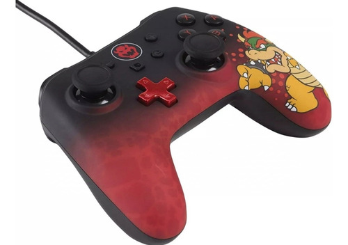 Control Pro Switch Wired Nintendo Acc Bowser