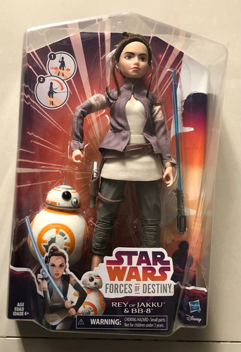 Starwars Disney Rey Jakku & Bb-8 Colec Forces Destiny Hasbro (Usado)
