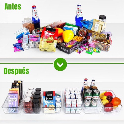 Organizador De Cocina Plástico, 5 Contenedores