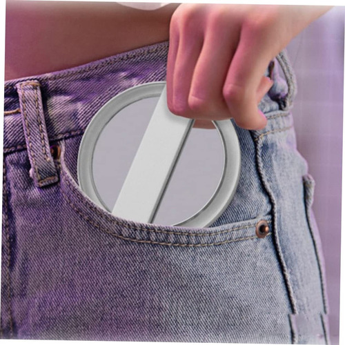 , 1 Pc Espejo De Mano Iluminado Espejo De Bolsillo Espejo