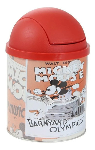 Imagem 1 de 1 de Lixeira De Mesa Disney Mickey Mouse 3 Oficial Zona Criativa