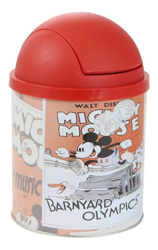 Lixeira De Mesa Disney Mickey Mouse 3 Oficial Zona Criativa