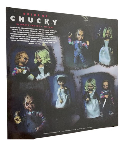 Figuras 2-pack Tifani Y Chuky Compatible Con Neca