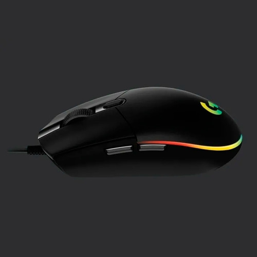 Mouse gamer de juego Logitech G Series Lightsync G203 negro