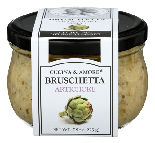 Cucina & Amore Bruschetta De Alcachofa | A Base De Plantas, 