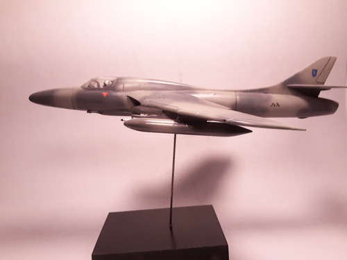 Avion Coleccion Matchbox 1/72 Maqueta Hawker Hunter Armado (Usado)
