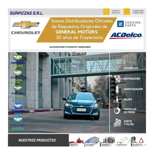 Imagen 7 de 11 de Bobina Acdelco Y Bujias Gm Cruze 1.8 100% Acdelco