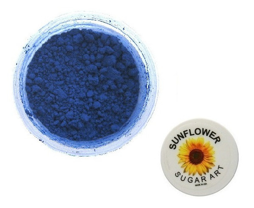 Polvo Mate Comestible Matizador Azul Marino Sunflower Pd-028
