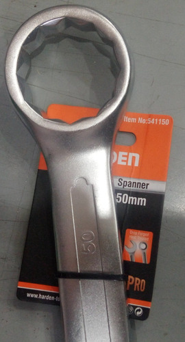 Llave Combinada Cromo Vanadio 50mm Harden Profesional 541150