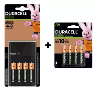 L3nz Kit Pilas Recargables +cargador +4 Pilas Recargables Aa