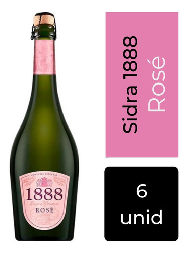 Sidra 1888 Rose Saenz Briones 750ml X 6 Unidades Mp Drinks