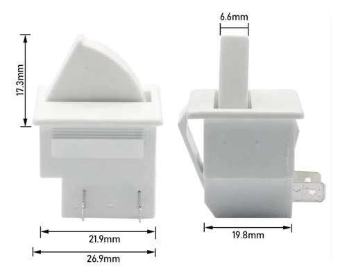 Interruptor Switch Foco Puerta Refrigerador Universal 2pin