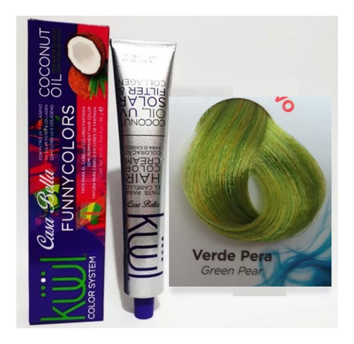  Kuul Tinte Fantacia Color Verde Pera Funny Colors 90g