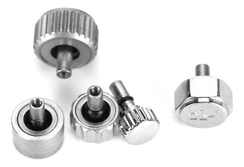 Botón Cronógrafo Watch Parts Con Corona De Acero Inoxidable