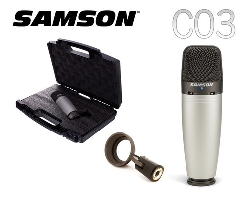 Microfono Condensador Samson C03 Estudio Tm