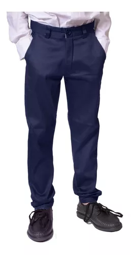 Pantalon De Vestir Azul Marino Para Ninos | MercadoLibre 📦