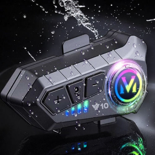 Fone De Ouvido Para Capacete Bluetooth Headset Rgb Sem Fio