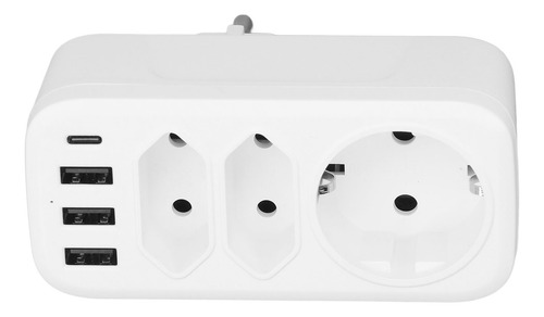 Adaptador De 3 Vías, Conector Múltiple 7 En 1, 3 Puertos Usb