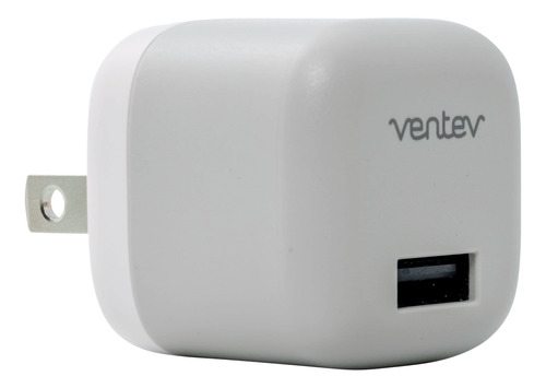 Ventev - Cargador De Pared Usb A De 12 W, Color Blanco