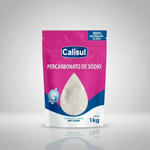 Percarbonato De Sódio 100% Tira Manchas Calisul - Roupas Brancas e Coloridas
