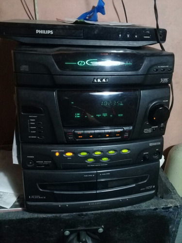 Minicompo Akai Funcionando (Usado)