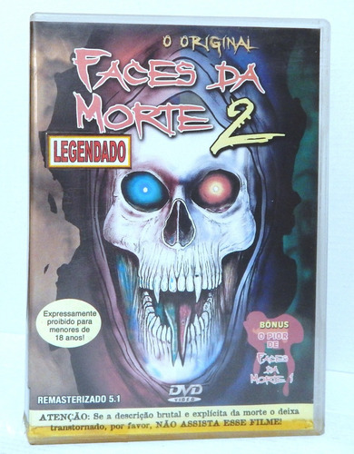 Dvd - Faces Da Morte 2 - Original (Usado)