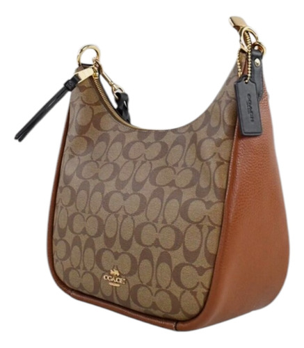 Bolsa Coach Khaki Monogram Signature Original Y Nueva