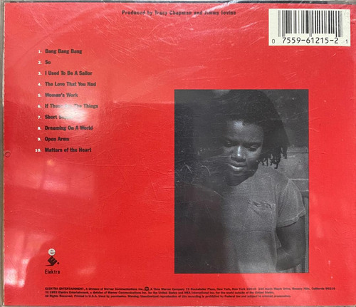 Cd - Tracy Chapman / Matters Of The Heart (Usado)