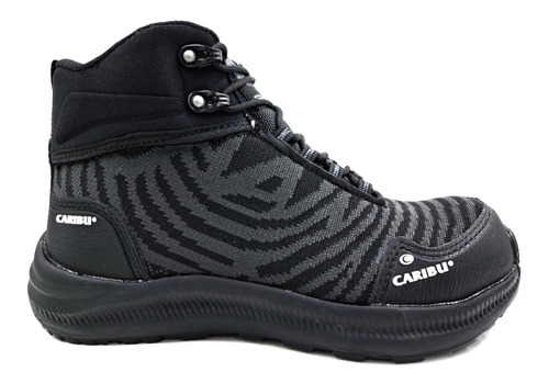 Bota Caribu 340d De Trabajo Con Casco Pp Negro/negro-mujer