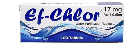 Ef-chlor Tabletas De Purificación De Agua (17 Mg - 100 Tab.