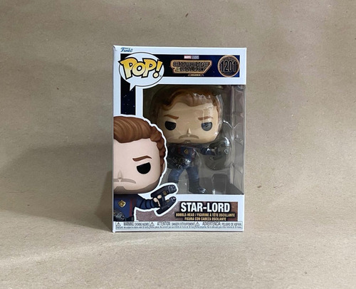 Funko Pop Guardianes Galaxia 3 Marvel Star Lord #1201 (Usado)