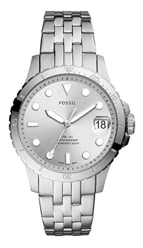 Fossil Fb-01 Reloj De Pulsera Para Mujer 36 Mm Plateado