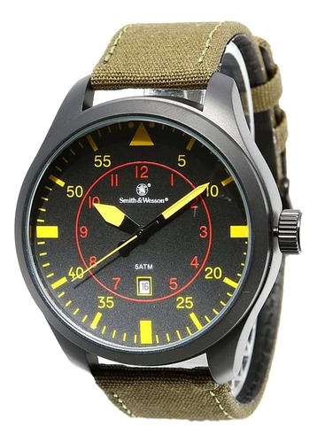 Reloj Smith & Wesson N.a.t.o, Olive Drab  Men's N.a.t.o. , 5