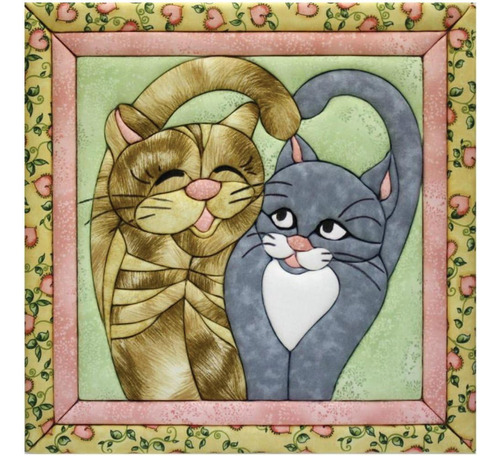 Quilt Magic - Kit De Maqueta De Gatos De 12.0 X 12.0 In