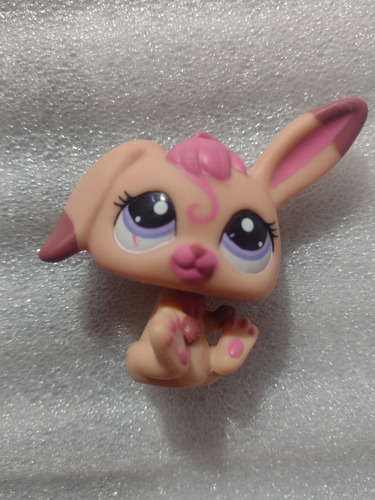 Juguete Littlest Pet Shop Collection Conejito Rosa Sentado (Usado)