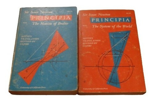 Sir Isaac Newton Principia Tomos 1 Y 2 Obra Completa. I&-.