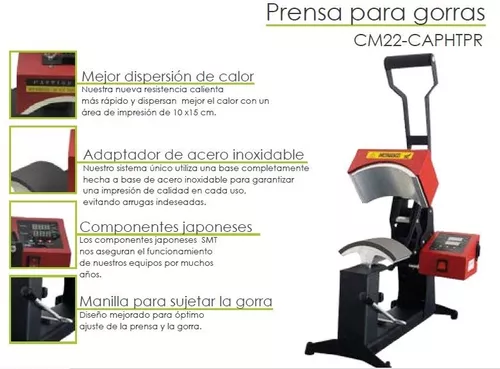 Doce Perú - PRENSA DE CALOR PARA #SUBLIMAR #GORRAS.