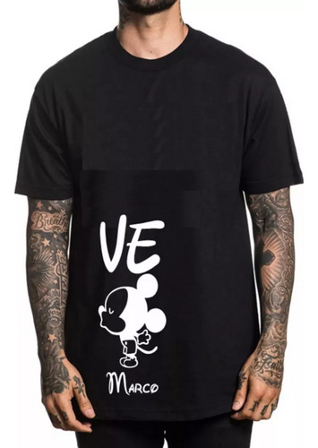 Remera  Amor Novios Mickey Personaliza Nombres Unisex