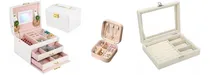 Comprar Joyero Para Regalo Cofre + Viaje + Baul Aretes Cadenas Anill