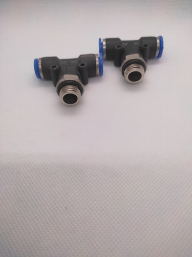 Racor Tee Pb8-g04 Manguera 8mm Rosa G 1/2