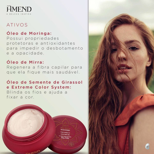Amend Millenar Óleos Egípcios - Máscara Capilar 300g Blz