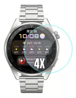 Película Huawei Watch 3 Pro Vidro Temperado Kit 4 Unidades